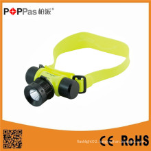 Poppas Ft50 Super Bright Waterproof Sos Rechargerable Diving Headlamp